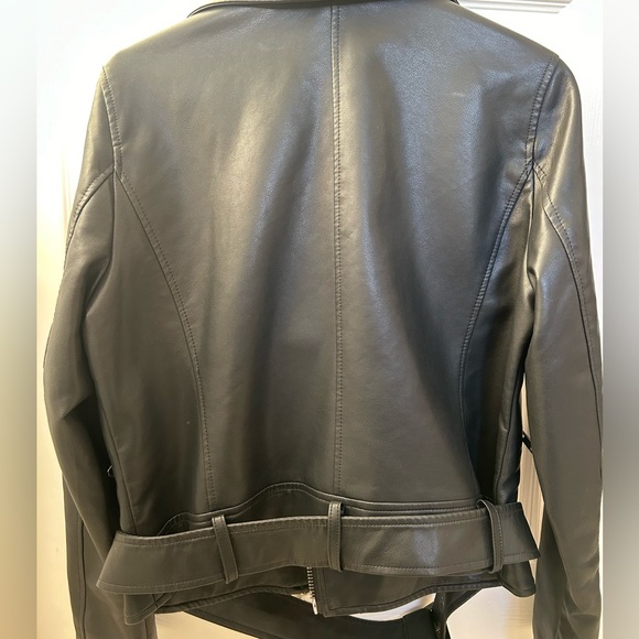 GARAGE - Faux leather biker jacket (M) - Picture 4 of 6